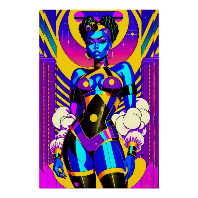 Pôster Princesa na Prowl - Ken Gage Art (Frente)