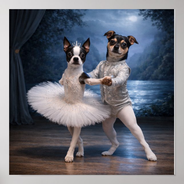 Poster "Princesa Odette & Príncipe Siegfried" (1) (Frente)