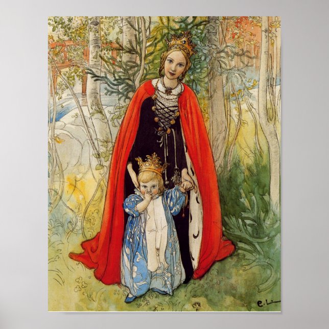Poster Princesa Primavera Mãe e Filha (Frente)
