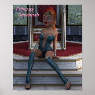 Poster Princesa Savannah