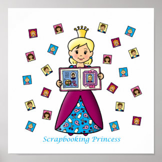 Poster Princesa Scrapbooking