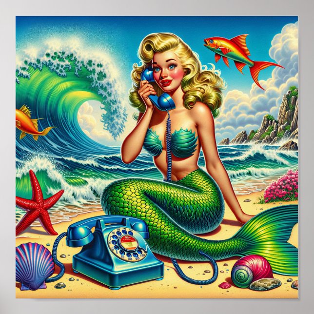 Poster Princesa Sereia (Frente)