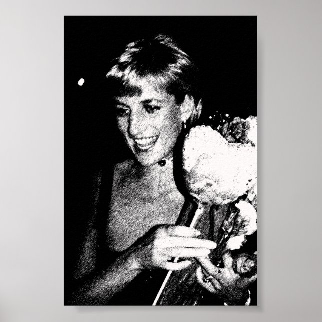 Poster princess Di digital.jpg Postcard (Frente)