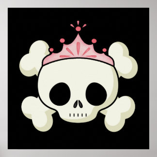 Pôster Princess Skull