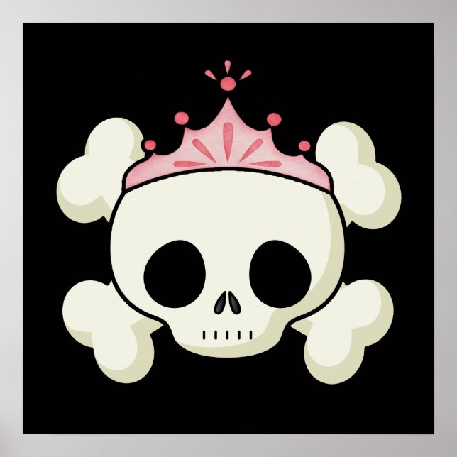 Pôster Princess Skull (Frente)