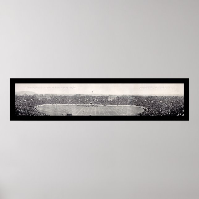 Pôster Princeton Yale Football Photo 1915 (Frente)