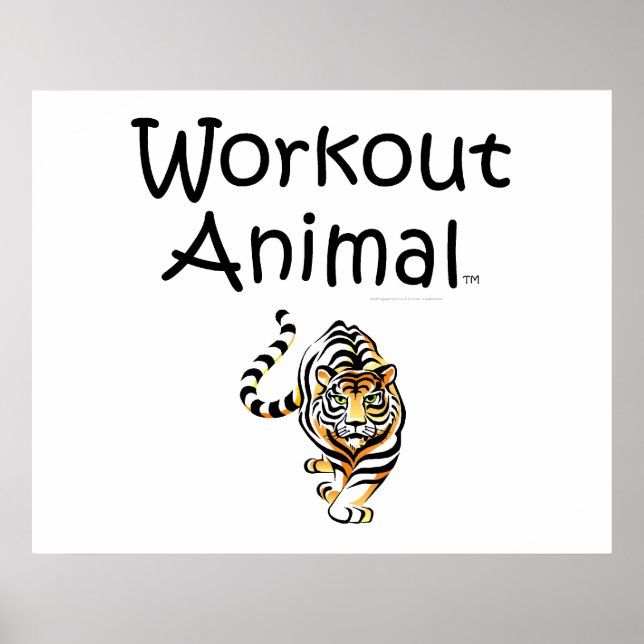Pôster PRINCIPAL Animal de Workout (Frente)
