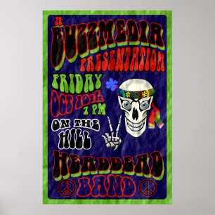 Poster principal do concerto da banda inoperante