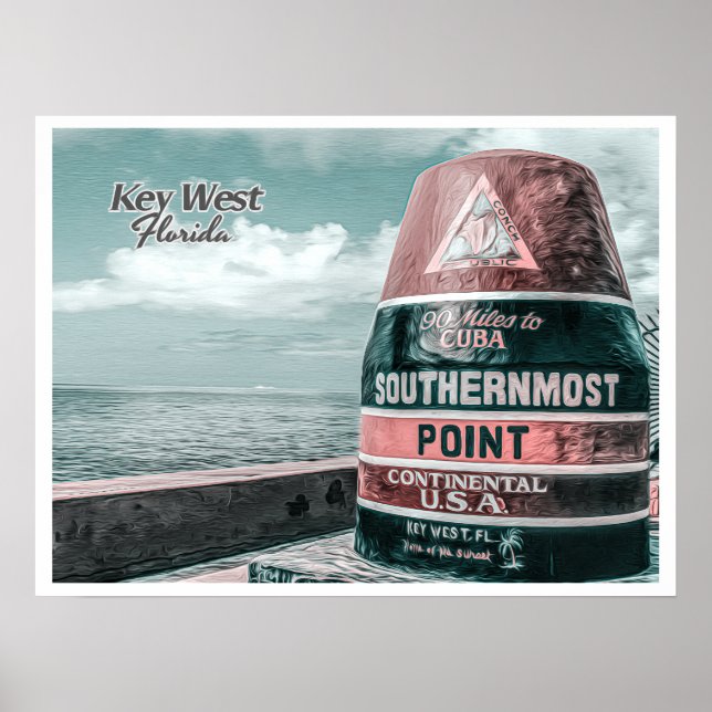 POSTER PRINCIPAL FLÓRIDA OCIDENTAL - BUOY SUL MOTHERNMOPO (Frente)