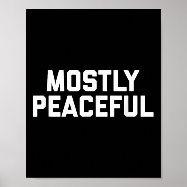 Poster Principalmente Pacífica - Piada Engraçada de Prote (Frente)