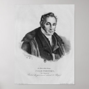 Pôster Príncipe Adam George Czartoryski, 1831