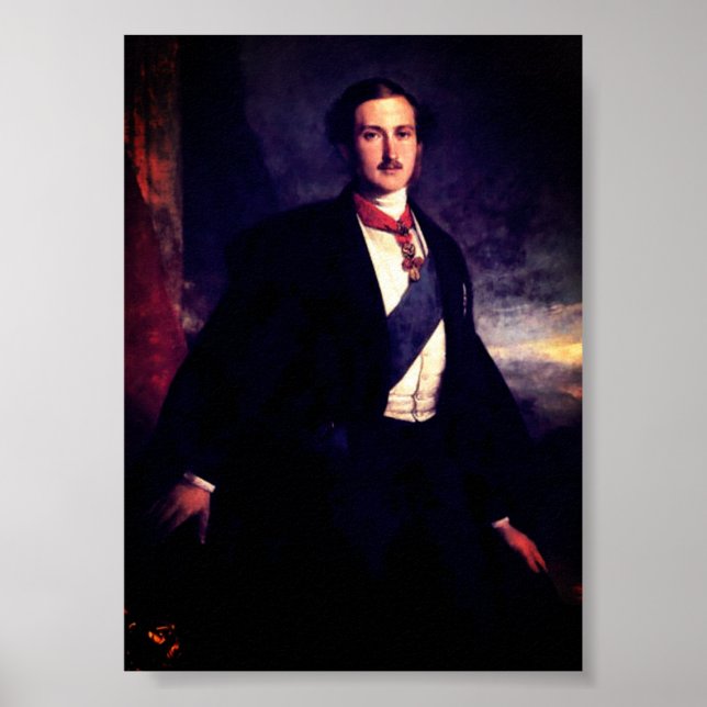 Poster Príncipe Alberto de Saxe-Coburgo e Gotha Sachsen P (Frente)