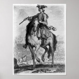 Poster Príncipe Charles Edward Stuart na batalha