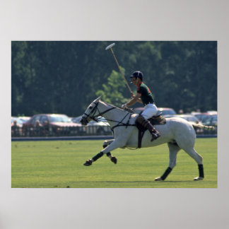 Poster Príncipe Charles Jogando Polo em Windsor