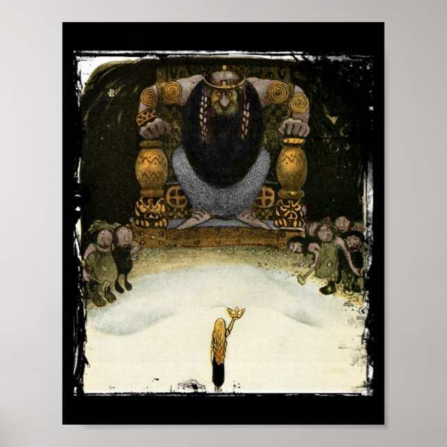 Pôster Príncipe com o Rei Troll (Frente)