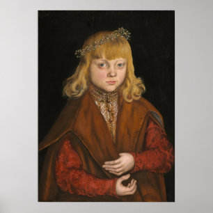Poster Príncipe da Saxónia - Lucas Cranach Fine Art Poste