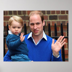 Pôster Príncipe George - William & Kate