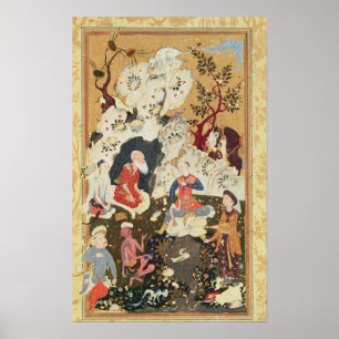 Pôster Príncipe visitando um Ascético