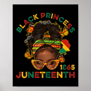 Poster Príncipes Pretos Juneteenth 1865 Mês da História M