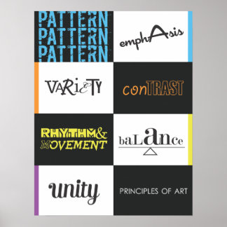 Pôster Princípios da arte
