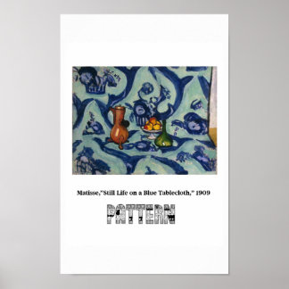 Poster Princípios da Arte - Padrão, Matisse