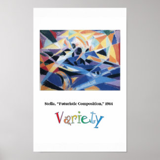 Poster Princípios da Arte - Variedade, Stella