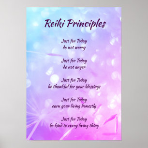 Poster Princípios de Reiki