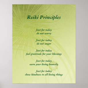 Poster Princípios de Reiki