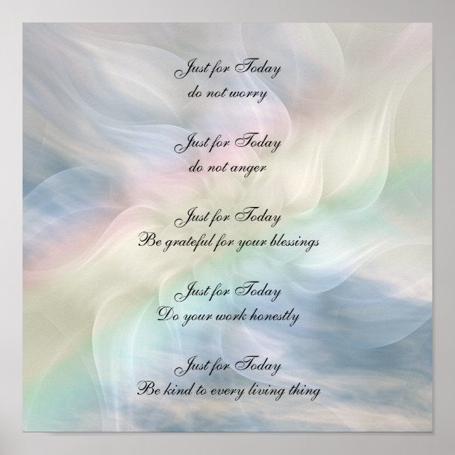 Poster Princípios Reiki (Frente)