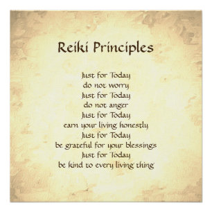 Pôster Princípios Reiki