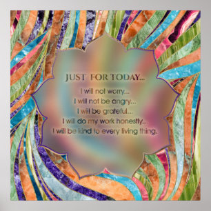 Poster Princípios Reiki - Conceitos Reiki