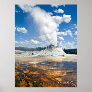 Poster Print - Castle Geyser, Yellowstone National Park,
