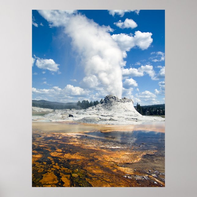 Poster Print - Castle Geyser, Yellowstone National Park, (Frente)