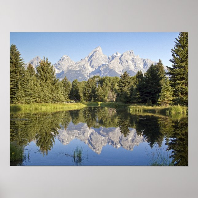 Poster Print - Tetons Reflection (Frente)