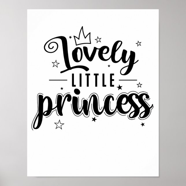 Poster Prinzessin Lovely Little Princess (Frente)