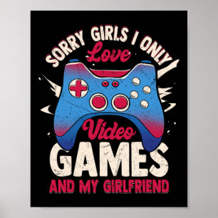 Poster Prioridades do Gamer – Video Games e Namorada