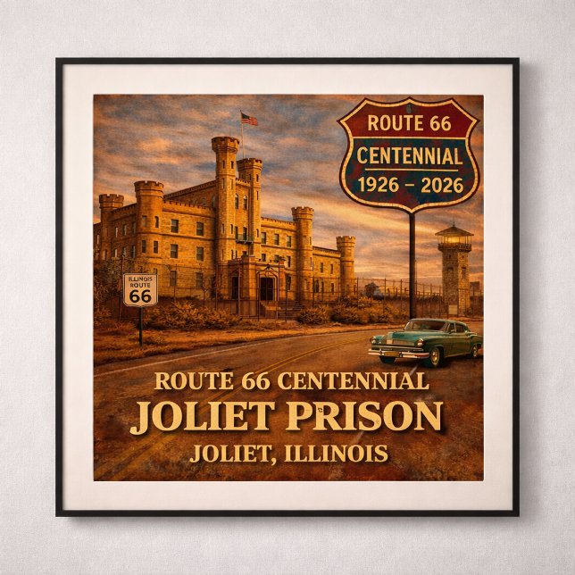 Poster Prisão de Joliet Rota 66 Chicago (Criador carregado)