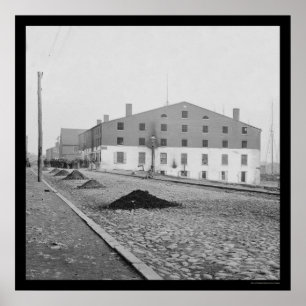 Pôster Prisão de Libby em Richmond, VA 1865