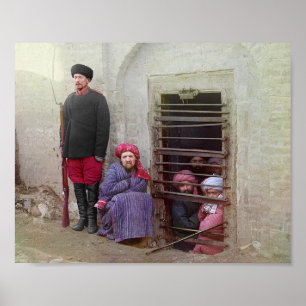 Poster Prisão e Prisioneiros - Vintage 1912 Color Photo