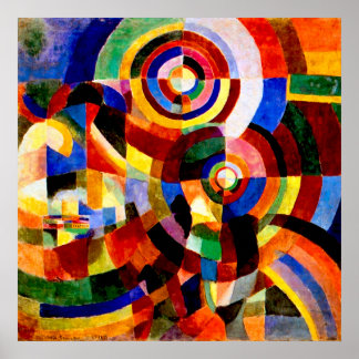 Pôster Prisioneiros Elétricos de Sonia Delaunay