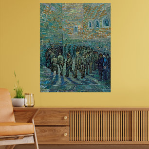 Poster Prisioneiros Exercitando-se de Vincent van Gogh