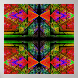 Pôster Prisma de Triângulo Invertido 2