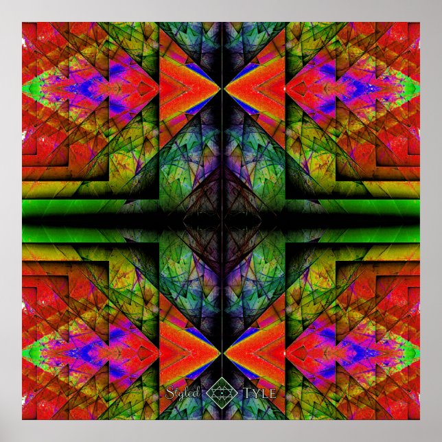 Pôster Prisma de Triângulo Invertido 2 (Frente)