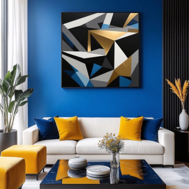 Poster Prisma Geométrico de Luxo (Criador carregado)