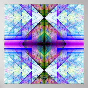Pôster Prisma Triangular Invertido