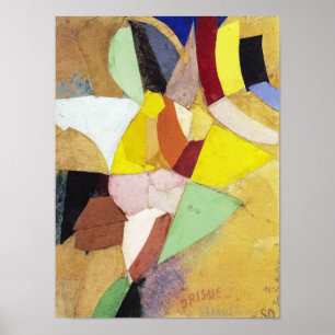 Poster Prismos Solares Simultâneos   Sonia Delaunay  