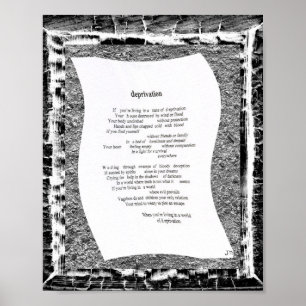 Pôster Privação