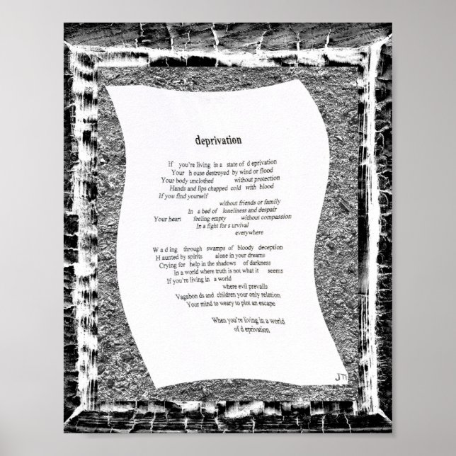 Pôster Privação (Frente)