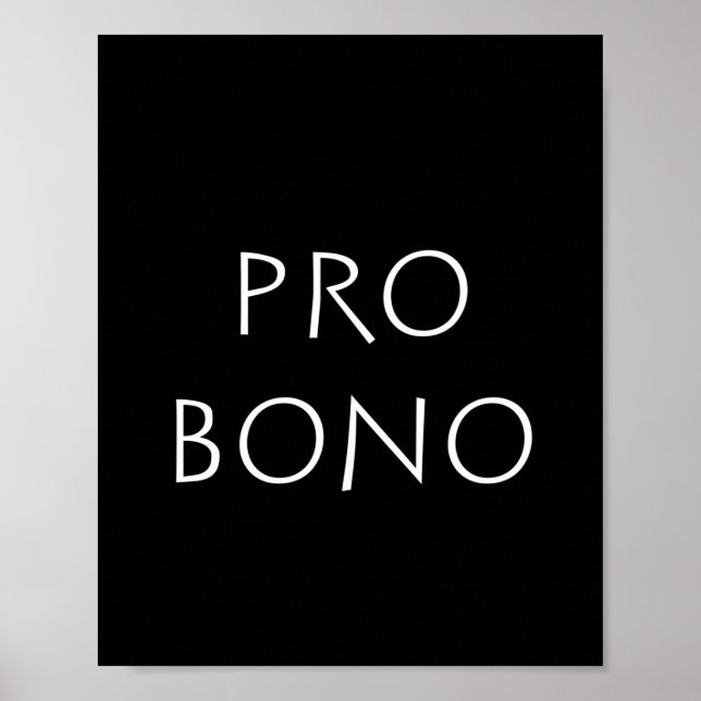 Poster Pro bono (Frente)