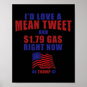 Poster Pro Trump Supporter Id Adora Um Preço Médio De Gás